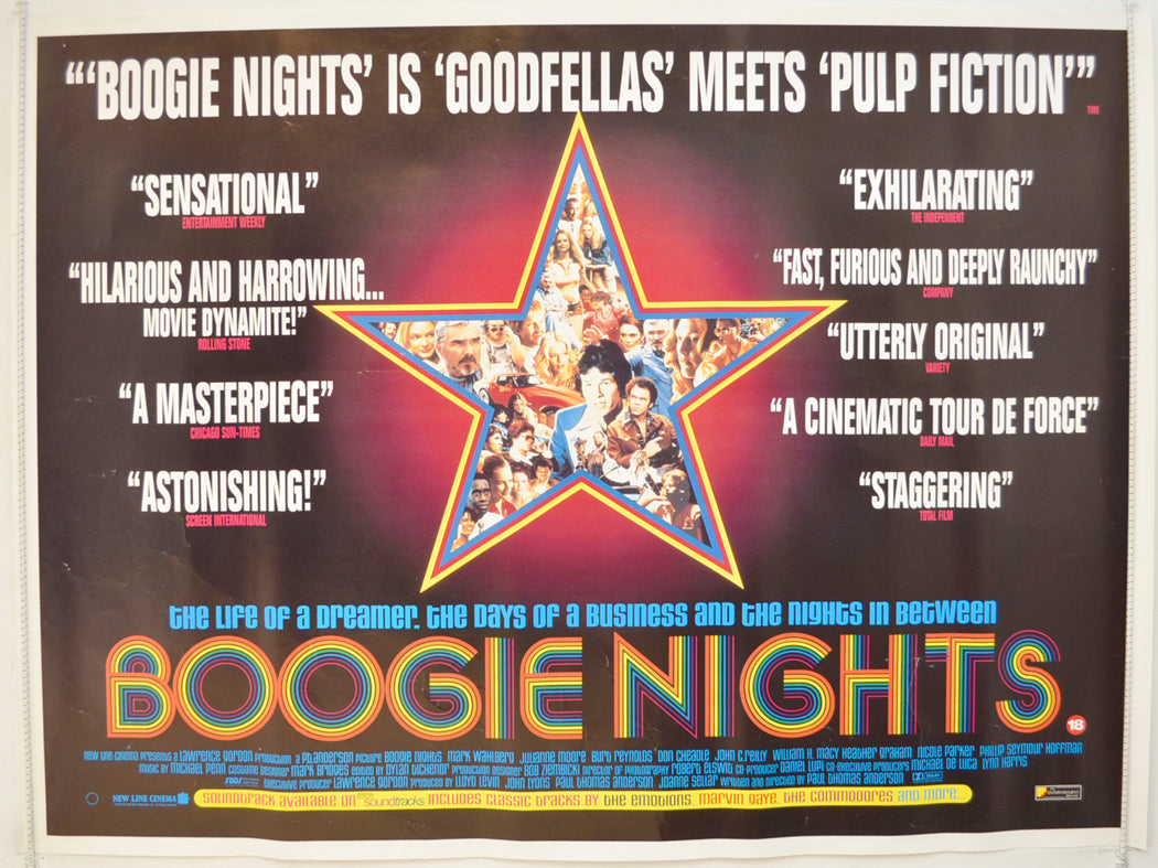 Boogie Nights  Original Quad Poster - Film Poster - Movie Poster