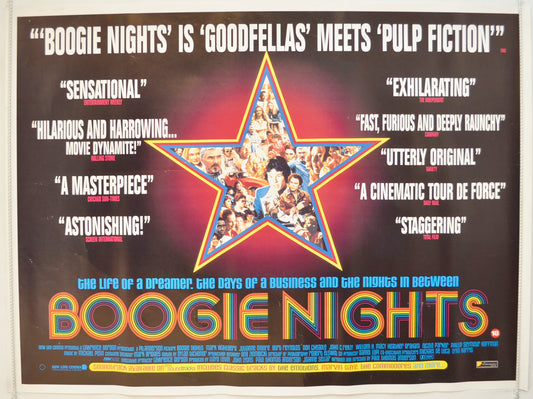 Boogie Nights  Original Quad Poster - Film Poster - Movie Poster