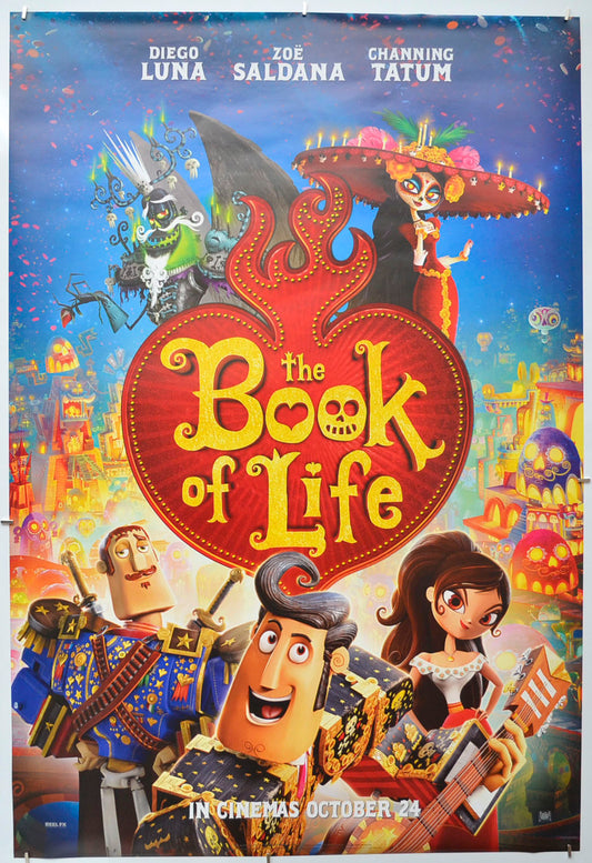 The Book Of Life (Teaser / Advance Version ) Original One Sheet Poster - Film Poster - Movie Poster