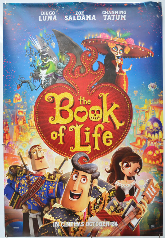 The Book Of Life (Teaser / Advance Version ) Original One Sheet Poster - Film Poster - Movie Poster