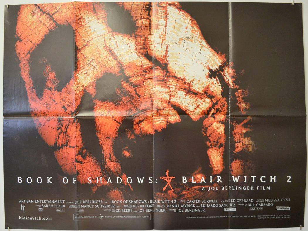 Book Of Shadows : Blair Witch 2 Original Quad Poster - Film Poster - Movie Poster