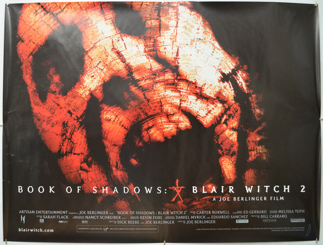 Book Of Shadows : Blair Witch 2 Original Quad Poster - Film Poster - Movie Poster