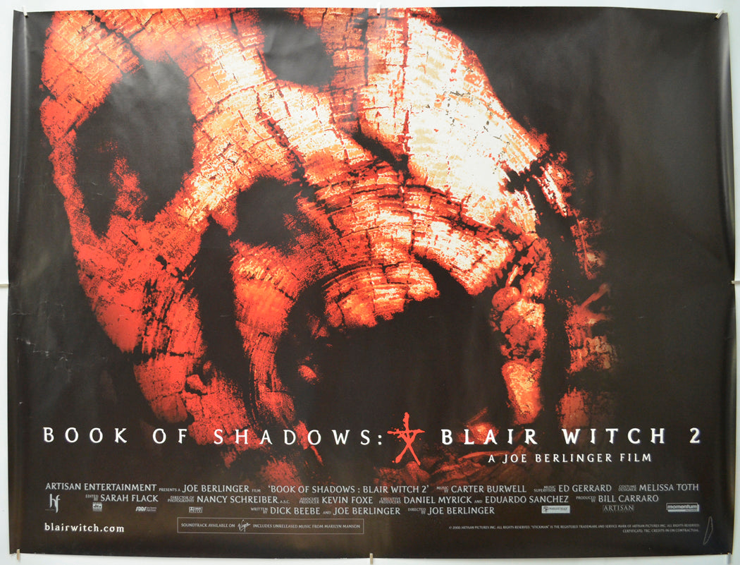 Book Of Shadows : Blair Witch 2 Original Quad Poster - Film Poster - Movie Poster