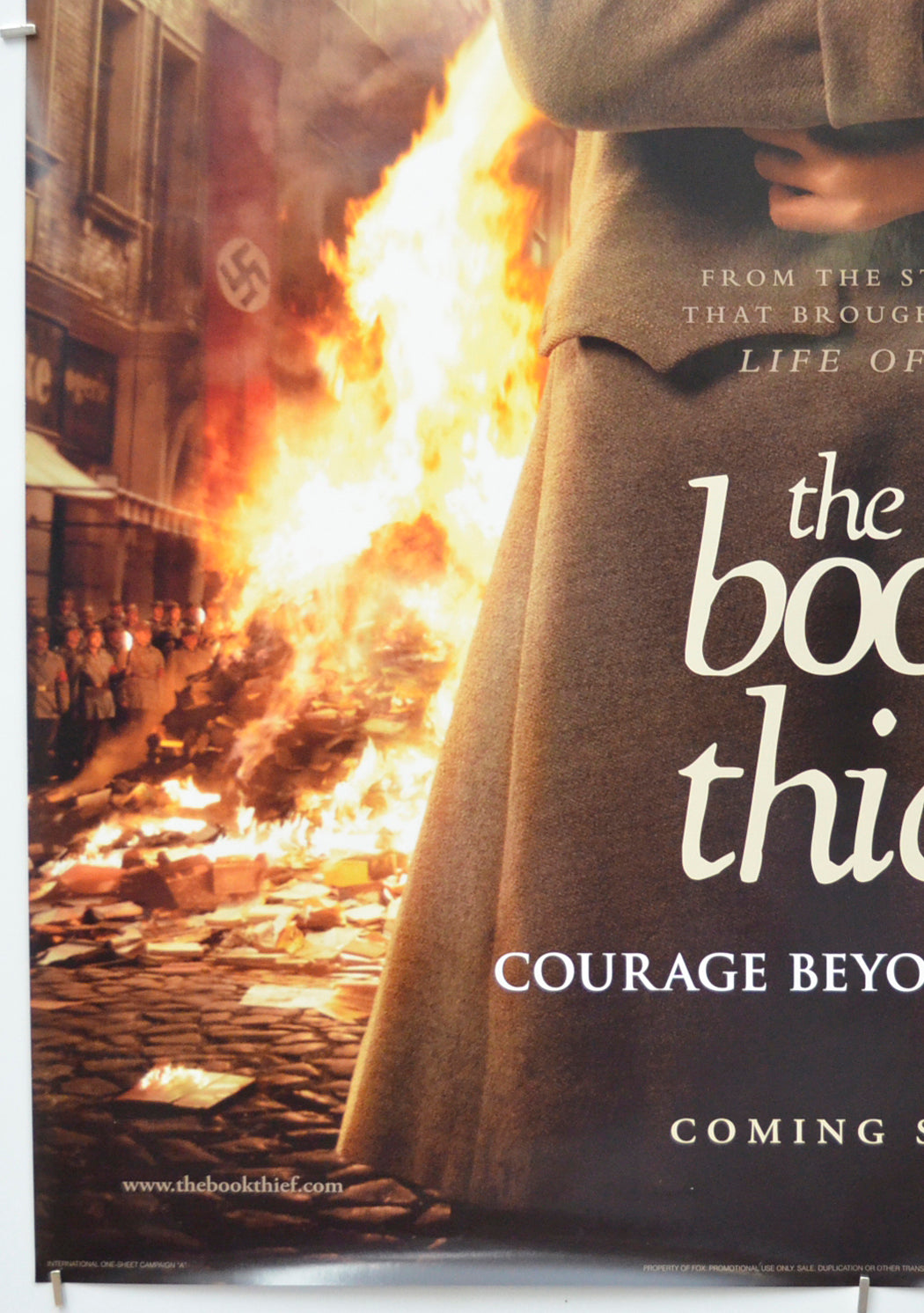 THE BOOK THIEF (Bottom Left) Cinema One Sheet Movie Poster 