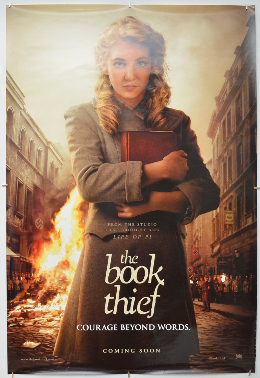 The Book Thief (Teaser / Advance Version)Original One Sheet Poster - Film Poster - Movie Poster