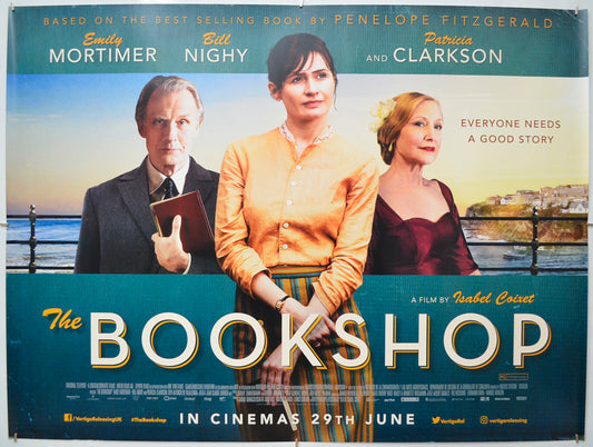 The Bookshop  - Original Quad Poster - Film Poster - Movie Poster