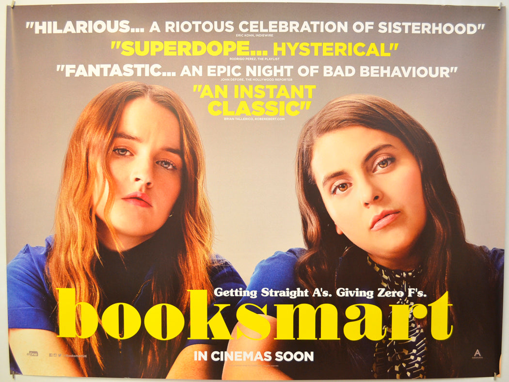 Booksmart Original Quad Poster - Film Poster - Movie Poster