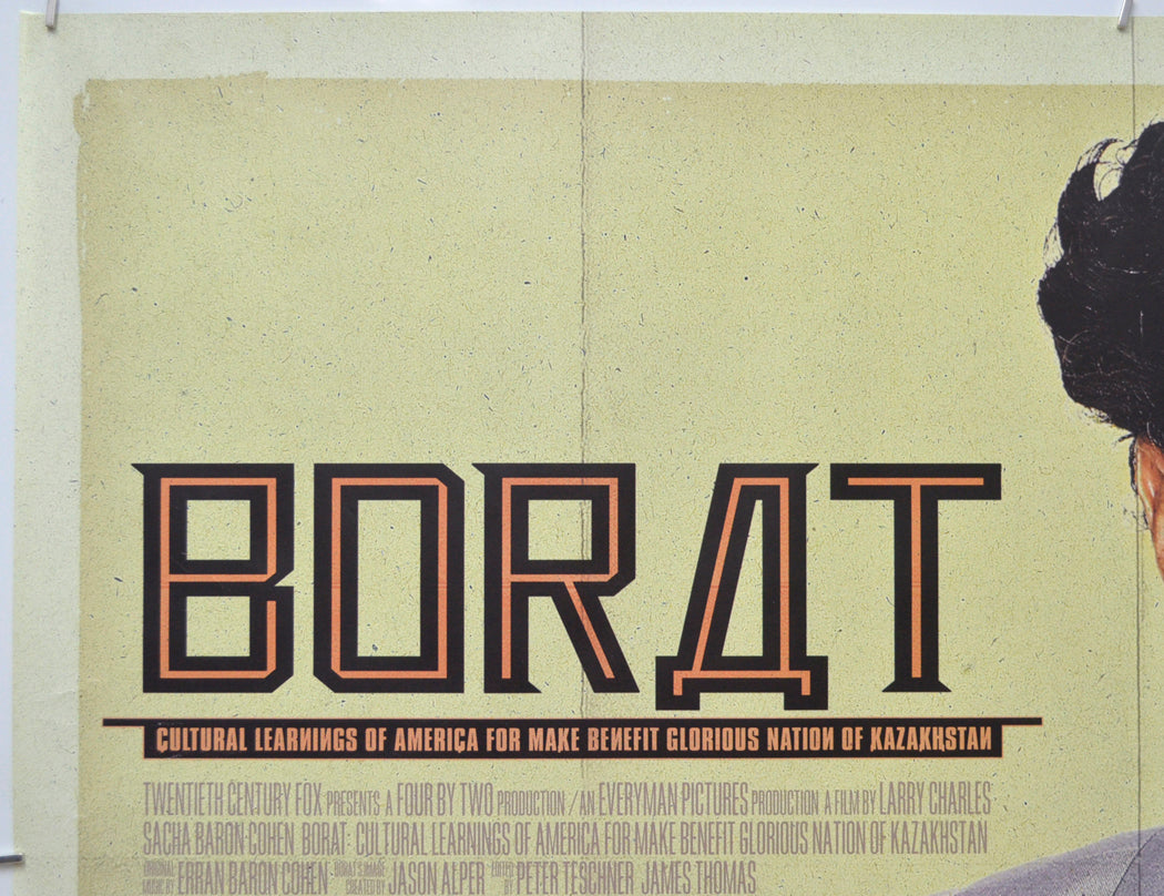 BORAT (Top Left) Cinema Quad Movie Poster 