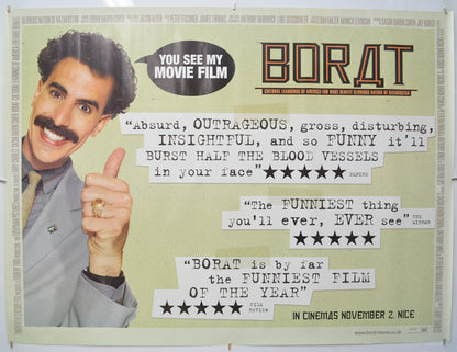 Borat Original Quad Poster - Film Poster - Movie Poster