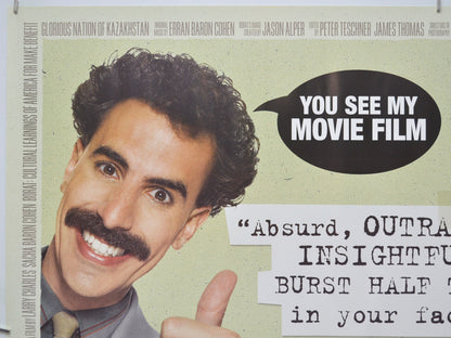 BORAT (Top Left) Cinema Quad Movie Poster 