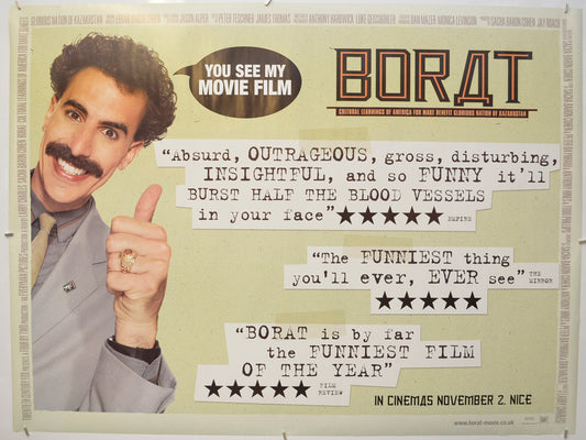 Borat Original Quad Poster - Film Poster - Movie Poster