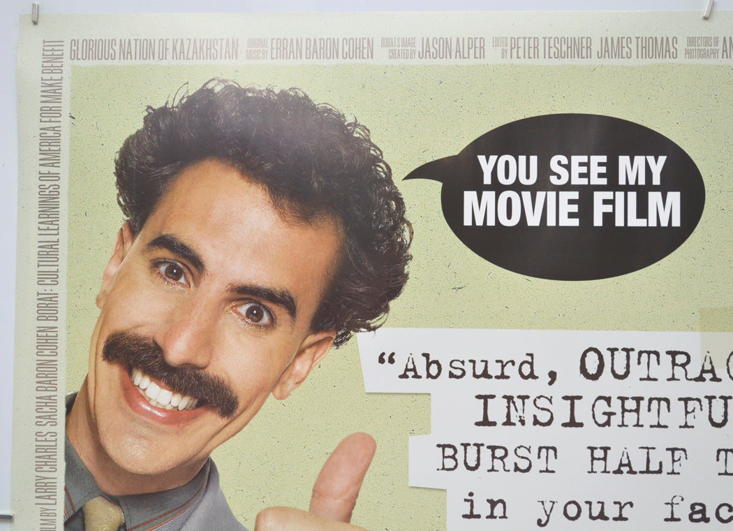 BORAT (Top Left) Cinema Quad Movie Poster 