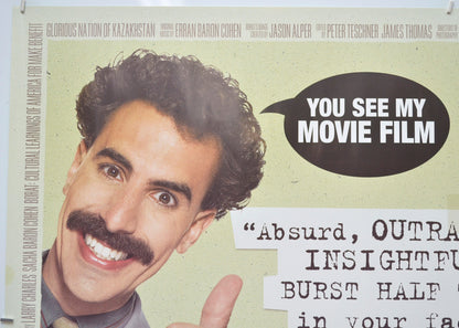 BORAT (Top Left) Cinema Quad Movie Poster 