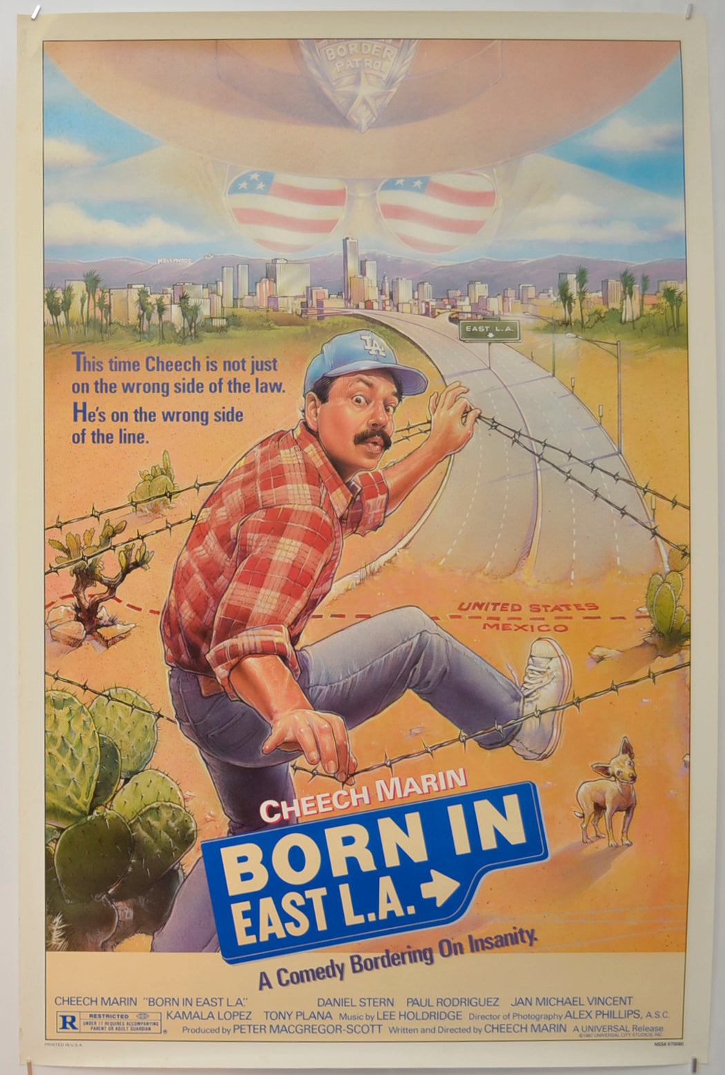 Born In East L.A.  Original One Sheet Poster - Film Poster - Movie Poster