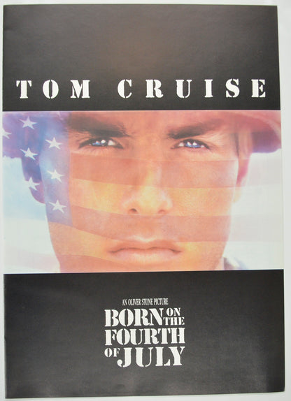 Born On The Fourth Of July Original Cinema Exhibitors Press Synopsis / Credits Booklet (UK)