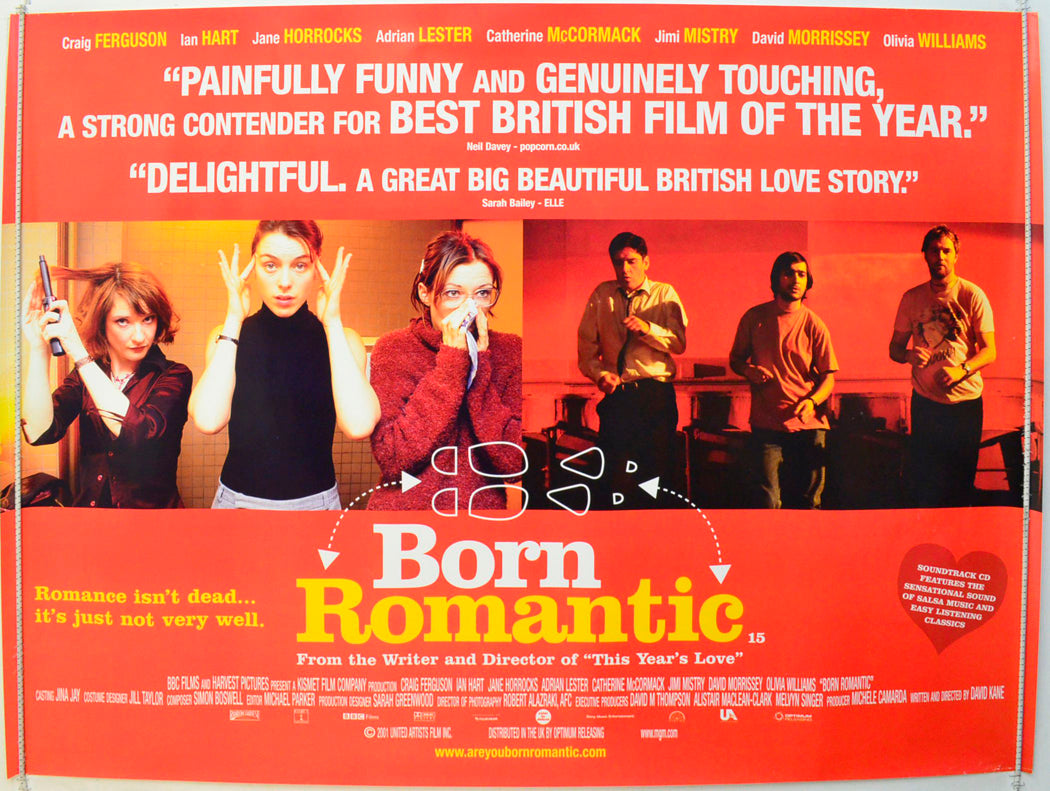 Born Romantic Original British Quad Poster - Film Poster - Movie Poster 