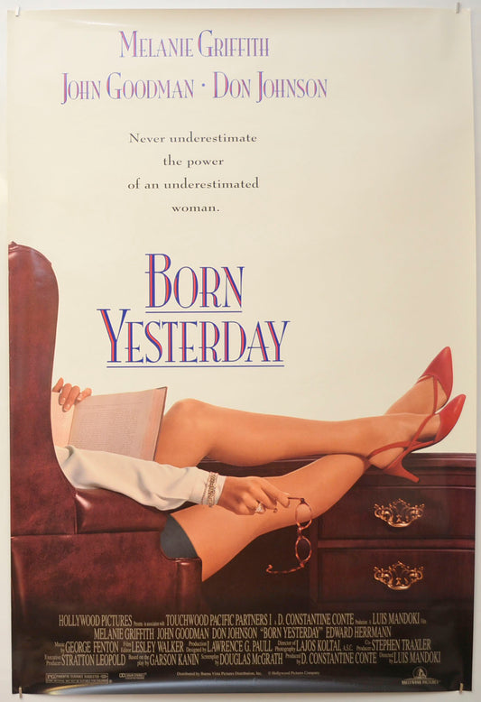 Born Yesterday Original One Sheet Poster - Film Poster - Movie Poster