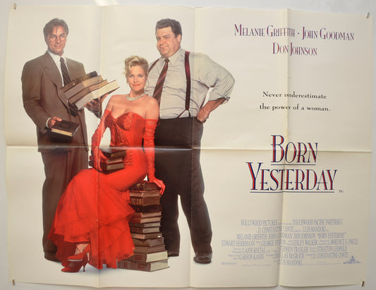 Born Yesterday Original Quad Poster - Film Poster - Movie Poster