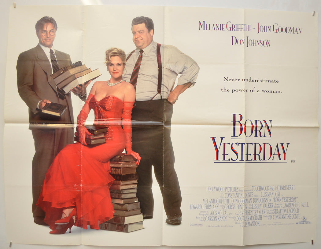 Born Yesterday Original Quad Poster - Film Poster - Movie Poster