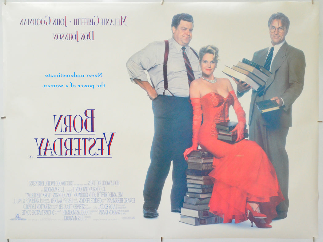 Born Yesterday (Back) Cinema Quad Movie Poster 