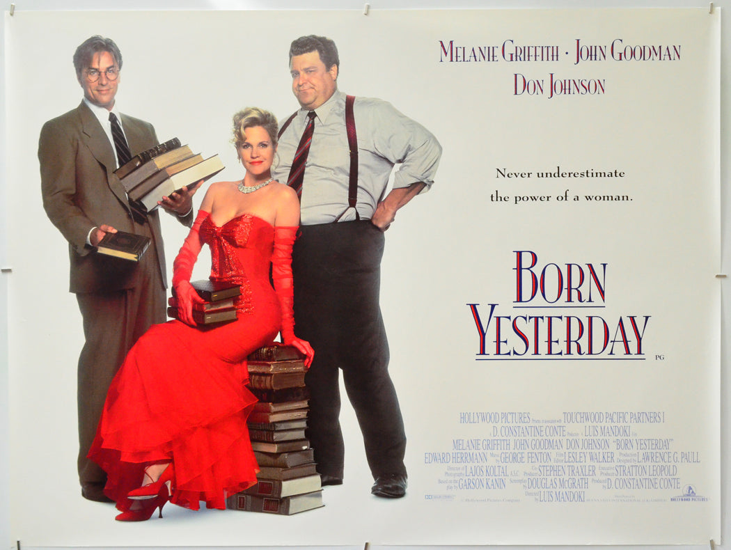 Born Yesterday - Original Quad Poster - Film Poster - Movie Poster