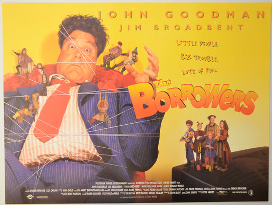 The Borrowers Original Mini Quad Poster - Film Poster - Movie Poster