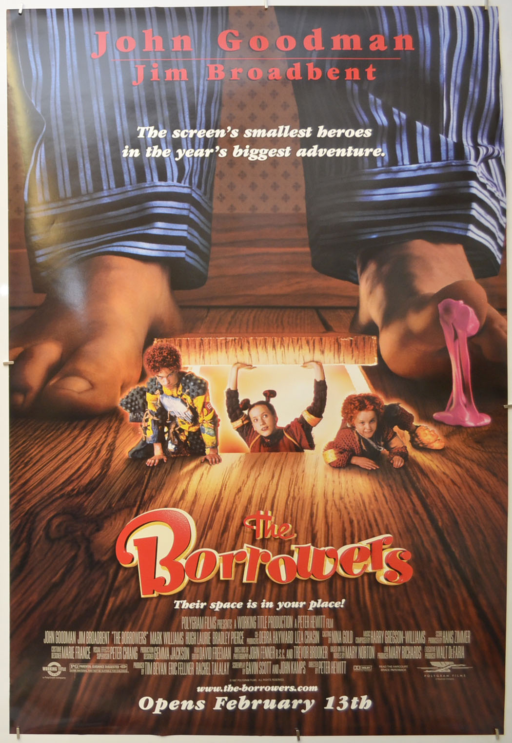 The Borrowers Original One Sheet Poster - Film Poster - Movie Poster