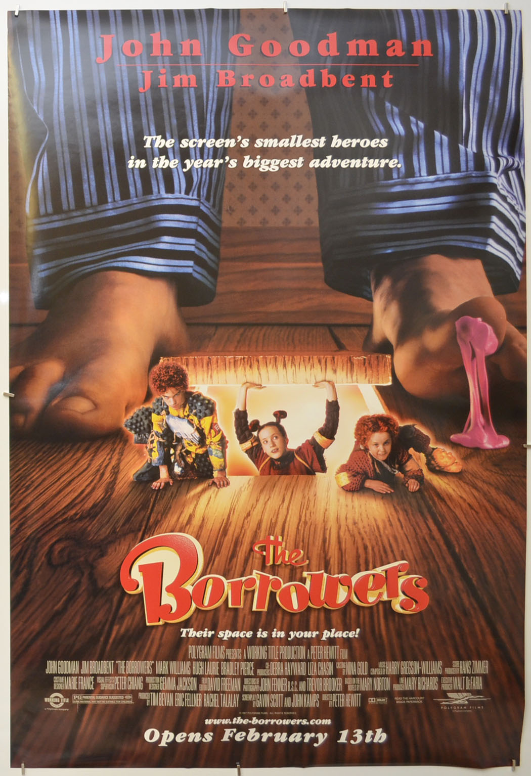 The Borrowers Original One Sheet Poster - Film Poster - Movie Poster