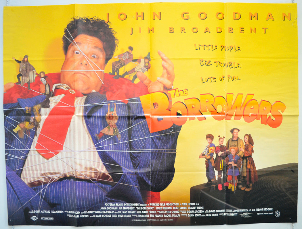 The Borrowers Original Quad Poster - Film Poster - Movie Poster  