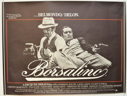 Borsalino Original Quad Poster - Film Poster - Movie Poster  