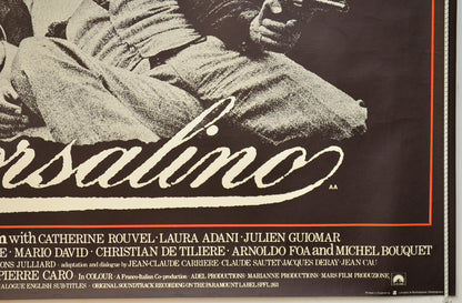 BORSALINO (Bottom Right) Cinema Quad Movie Poster 