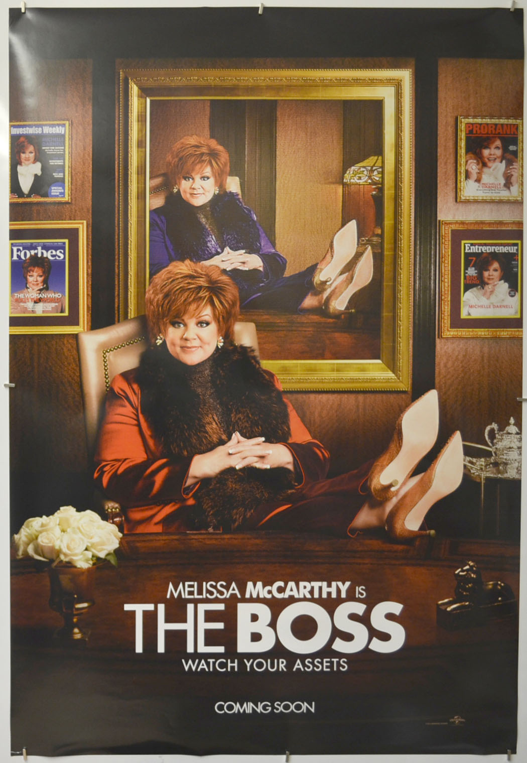 Boss (Teaser / Advance Version)  Original One Sheet Poster - Film Poster - Movie Poster