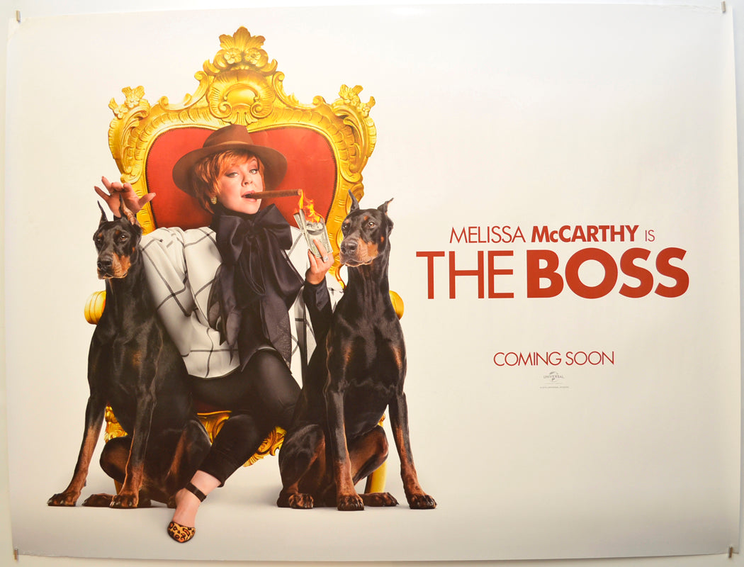 The Boss (Teaser / Advance Version) Original Quad Poster - Film Poster - Movie Poster