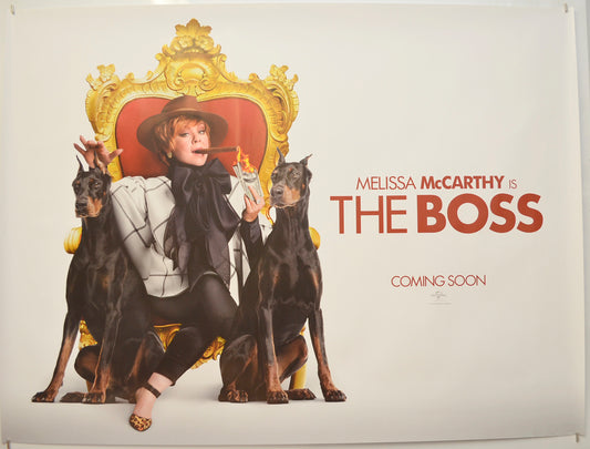 The Boss (Teaser / Advance Version) Original Quad Poster - Film Poster - Movie Poster