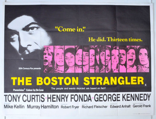 The Boston Strangler Original British Quad Poster - Movie Poster