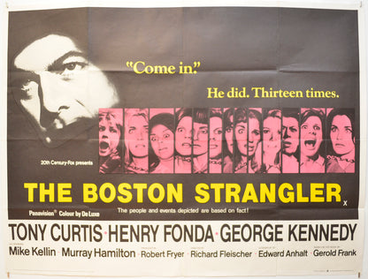 The Boston Strangler Original Quad Poster - Film Poster - Movie Poster