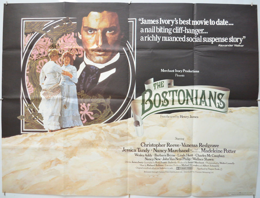 The Bostonians  Original Quad Movie Poster  