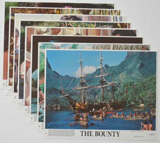 THE BOUNTY (Full View) Cinema Set of Colour FOH Stills / Lobby Cards  