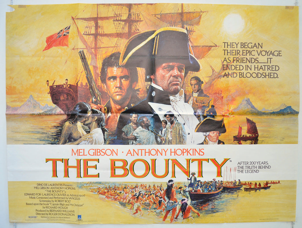 The Bounty  Original British Quad Poster - Film Poster - Movie Poster 