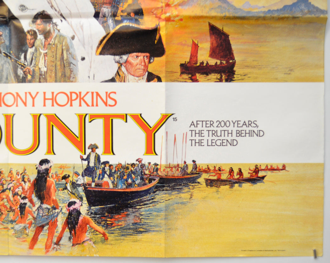 THE BOUNTY (Bottom Right) Cinema Quad Movie Poster 