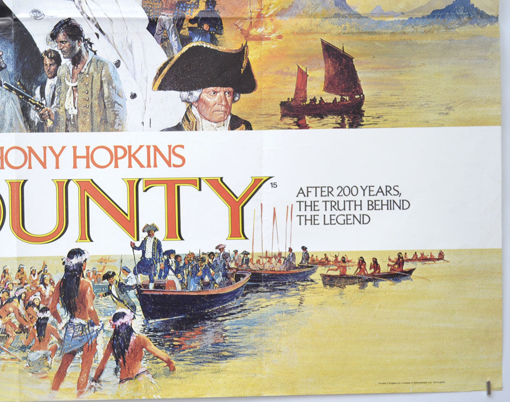 THE BOUNTY (Bottom Right) Cinema Quad Movie Poster 