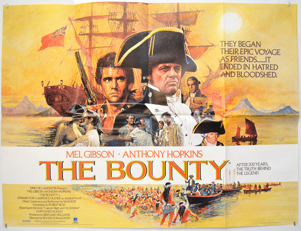 The Bounty  Original Quad Poster - Film Poster - Movie Poster