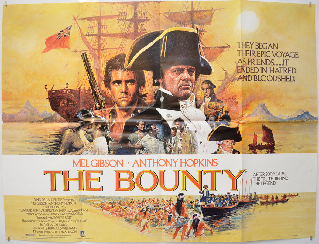 The Bounty Original Quad Poster - Film Poster - Movie Poster  