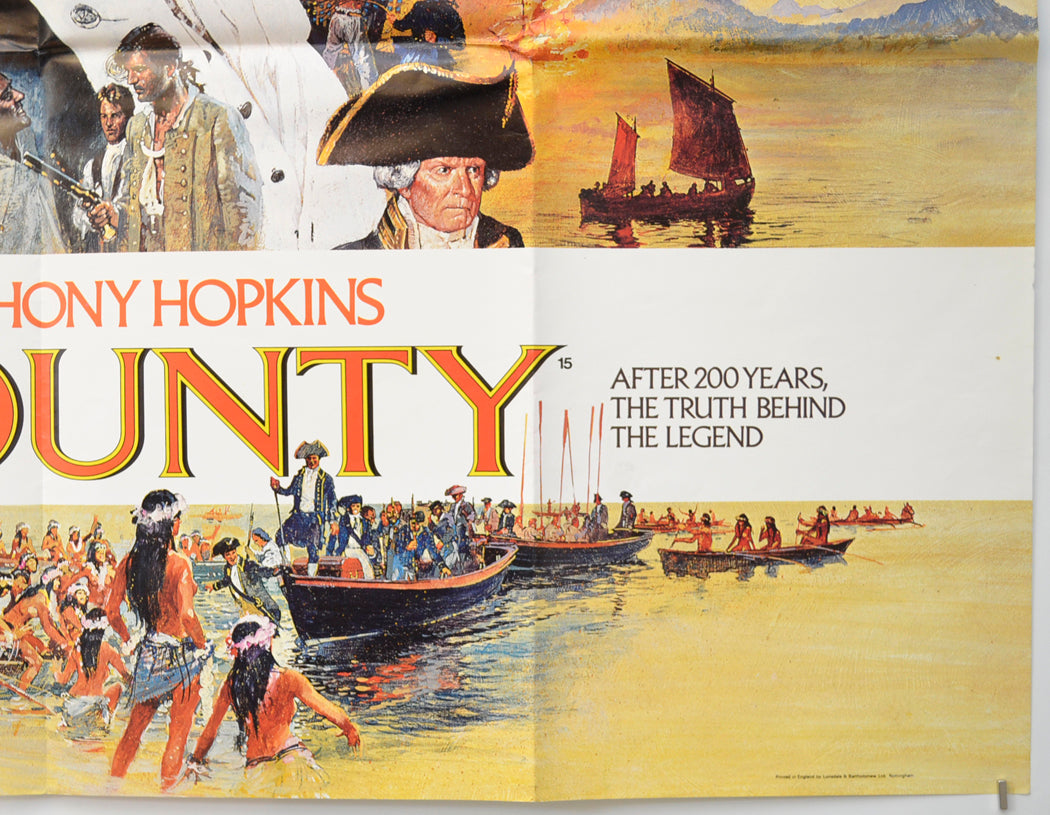 THE BOUNTY (Bottom Right) Cinema Quad Movie Poster 