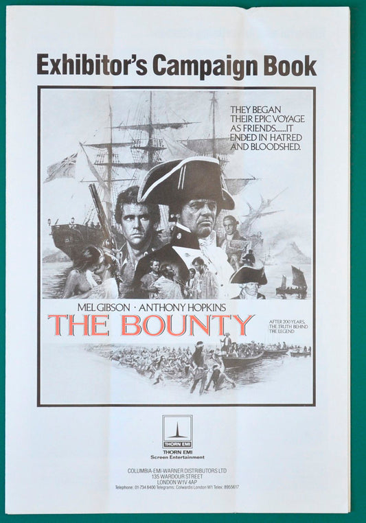 The Bounty    Original 6 Page Cinema Exhibitor's Campaign Press Book  + Synopsis / Credits Sheet    