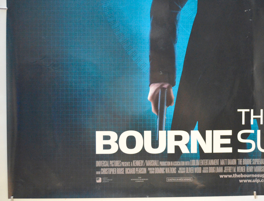 THE BOURNE SUPREMACY (Bottom Left) Cinema Quad Movie Poster 