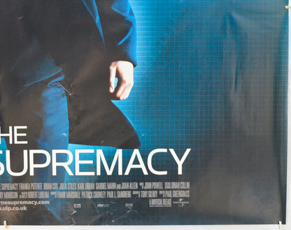 THE BOURNE SUPREMACY (Bottom Right) Cinema Quad Movie Poster 