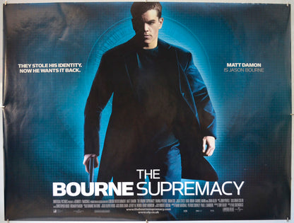 The Bourne Supremacy Original Quad Poster - Film Poster - Movie Poster