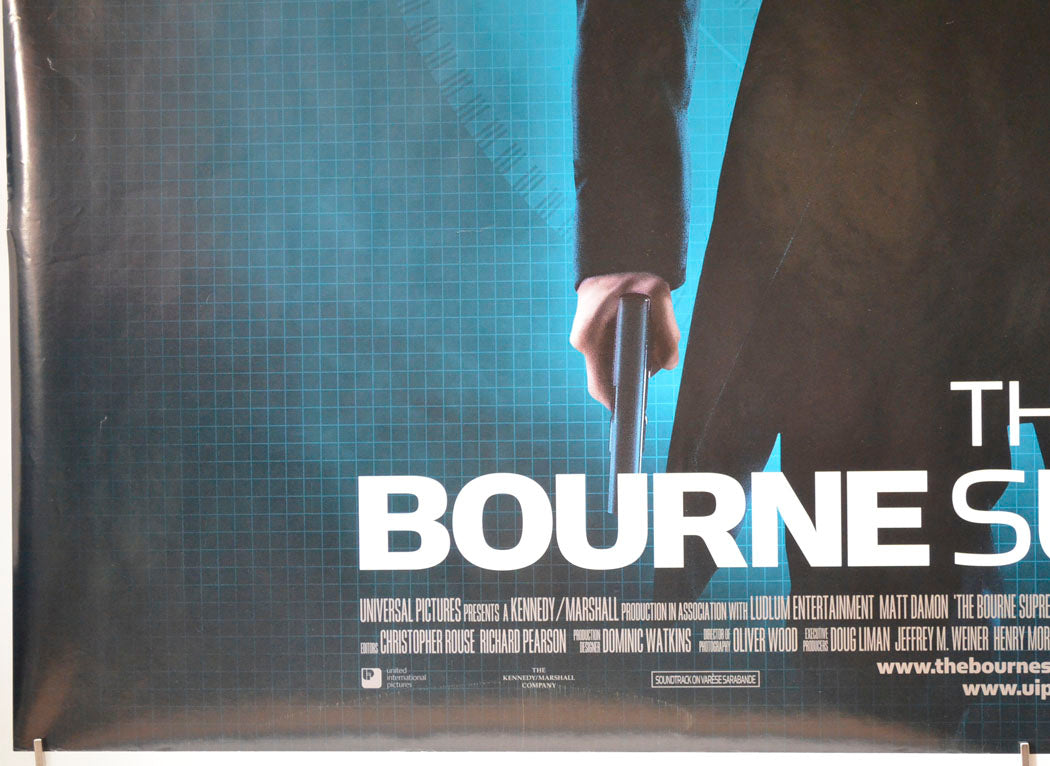 THE BOURNE SUPREMACY (Bottom Left) Cinema Quad Movie Poster 