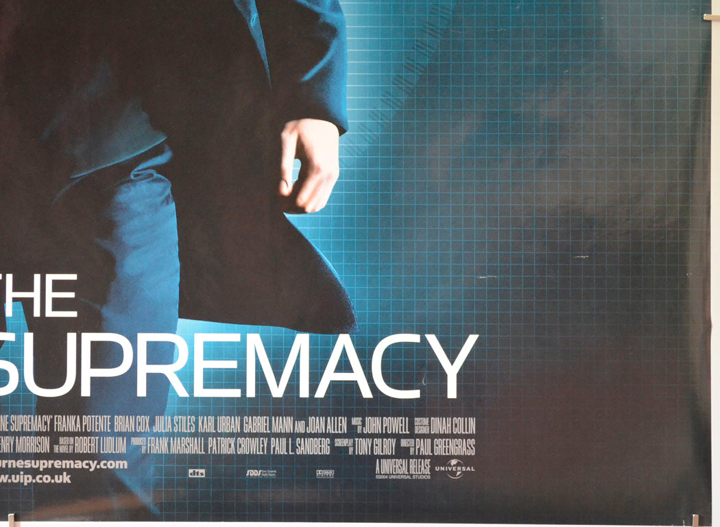 THE BOURNE SUPREMACY (Bottom Right) Cinema Quad Movie Poster 